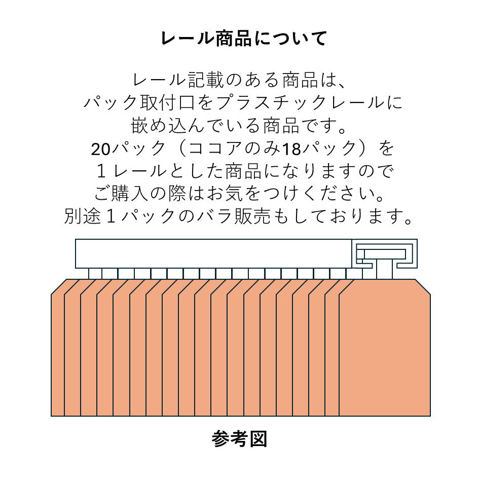 ホットココア（１レール18パック）