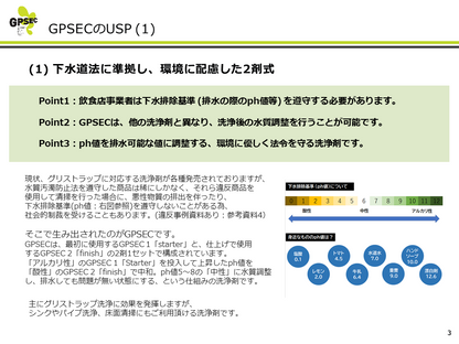グリストラップ洗浄剤 GPSEC